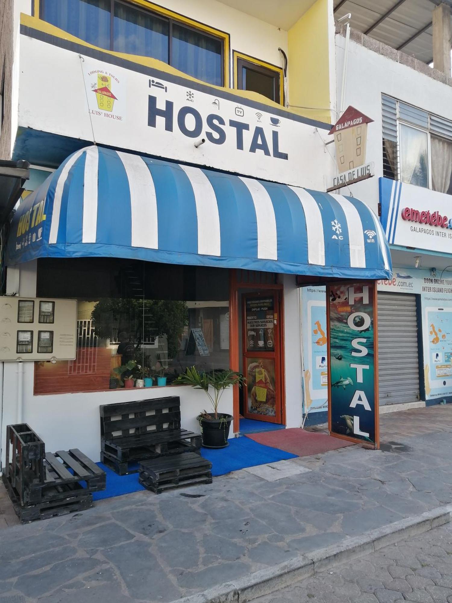 Hostal La Casa De Luis Puerto Baquerizo Moreno Eksteriør billede